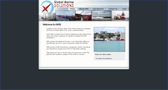 Desktop Screenshot of globalmarinesolutions.com