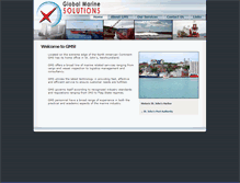 Tablet Screenshot of globalmarinesolutions.com
